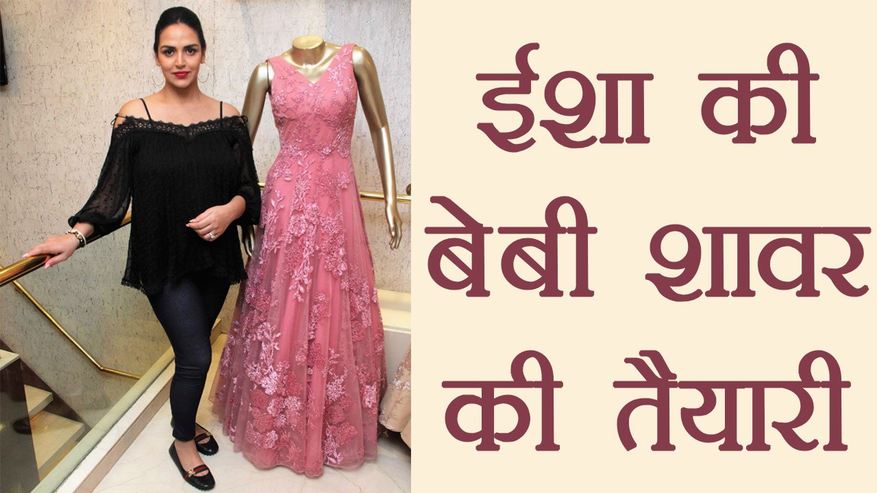 Esha Deol shops for her Baby Shower dress from Neeta Lulla store; Watch Video | FilmiBeat