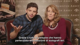 Michael Fox e Phyllis Logans (Downton Abbey) message for Italian fans! SUB ITA