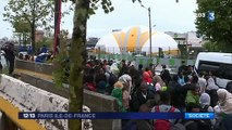 Près de 2.500 migrants évacués ce matin de campements sauvages installés depuis porte de La Chapelle à Paris
