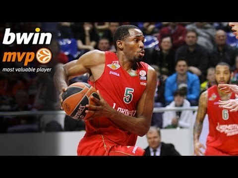 Top 16 Round 12 bwin MVP: Derrick Brown, Lokomotiv Kuban Krasnodar