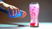 Experiment Grow Orbeez in Coca Cola, Fanta + Injections in Hydrogel Balls