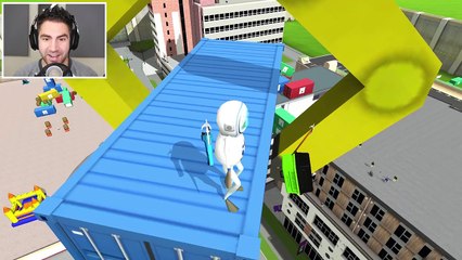 FLYING OFF THE EDGE OF THE MOON! Amazing Frog Part 82 | Pungence