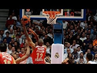 Playoffs Magic Moments: Brutal Dunk by Cedric Simmons, Olympiacos Piraeus