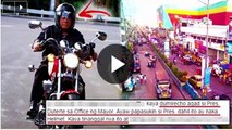 Duterte Used His Motorbike And Helmet To Check The Situation Of Traffic In Muntinlupa
