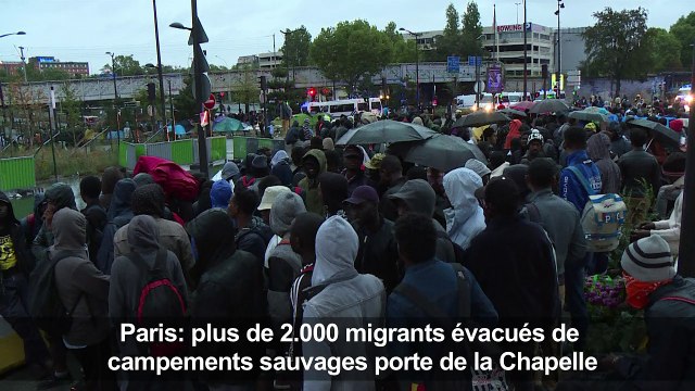 Nouvelle évacuation de campements de migrants à Paris