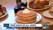 Free waffles for National Waffle Day at Lolo's Chicken and Waffles