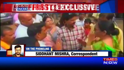 On Camera- Corporator Manhandled By Woman In MP