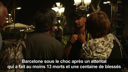 Barcelone sous le choc après l'attentat