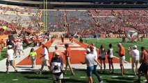 Texas Longhorn Band pre game entrance into DKR Oct 30, 2016 Baylor @ Texas