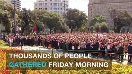 Barcelona declares 'we are not afraid' after terror attack