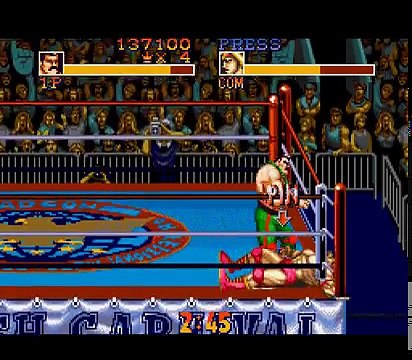 Mega Drive Longplay [398] Saturday Night Slam Masters