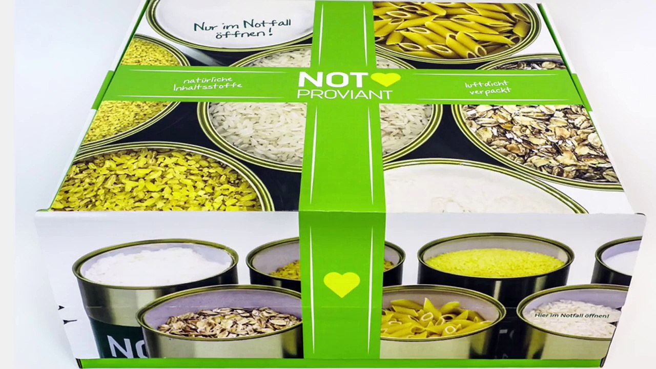 Notproviant - So sorgen Sie jetzt richtig für den Krisenfall richtig vor