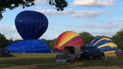 Décollage des montgolfières au week end Charcot