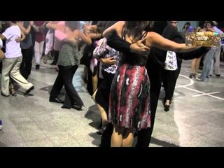 Veronica Bello y Carlos en la milonga EL PISOTON