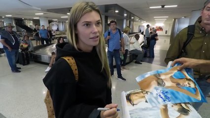 Things Get Awkward When Model Samantha Hoopes Is Asked If Her BF Is 'The One'