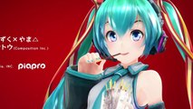 Hatsune Miku frozen pocky commercial [HD] English SUB/lyrics [GLICO]