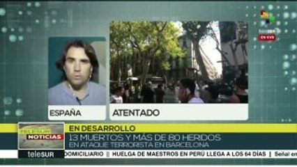 Tres días de luto por atentado terrorista en Barcelona