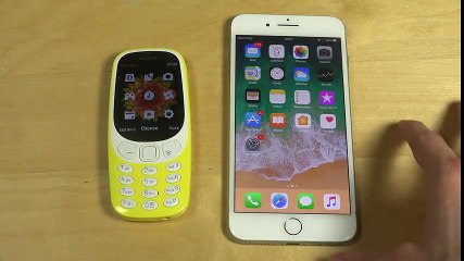 Nokia 3310 2017 vs. iPhone 7 Plus iOS 11 - Which Is Faster