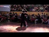 Exhibición de tango en milonga Parakultural por Maria Olivera y Gustavo Benzecry Sabá