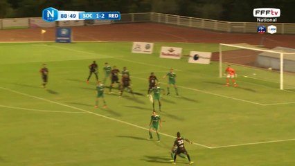 Magnifique action pour le SO Cholet qui met la pression au Red Star mais cette tête qui passe juste a coté