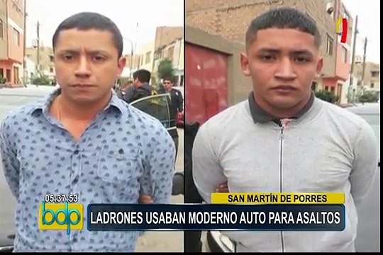 SMP: Caen ladrones cuando iban a cometer atraco a bordo de moderno auto
