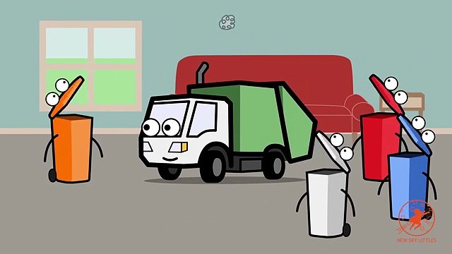 Детка ребенок цвета мусор Дети Дети ... детский сад Узнайте обучение Песня в ребенок, начинающий ходить грузовая машина с munchie