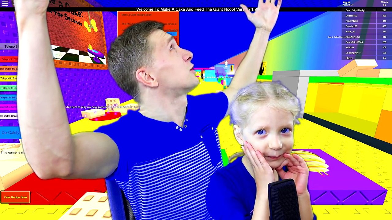 ПОЖИРАТЕЛЬ ТОРТОВ в ROBLOX Нуб Ест торы в Роблокс приключения мульт героя детский летсплей