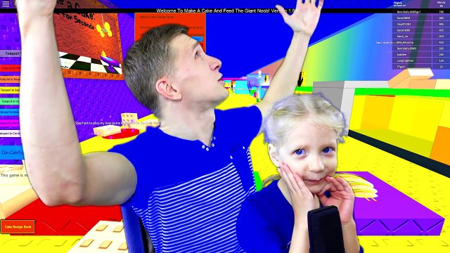 ПОЖИРАТЕЛЬ ТОРТОВ в ROBLOX Нуб Ест торы в Роблокс приключения мульт героя детский летсплей