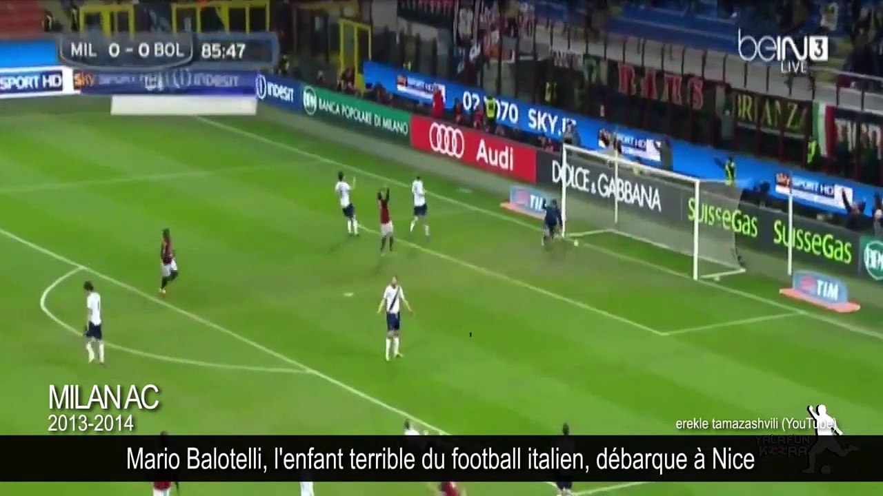 Mario Balotelli, l'enfant terrible du football italien, d?barque ? Nice