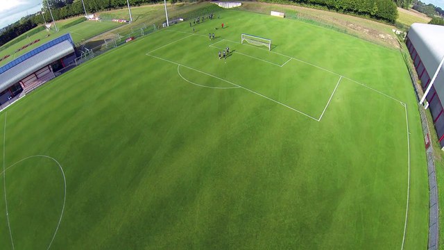 Le nouveau Belgian Football Center de Tubize vu du ciel