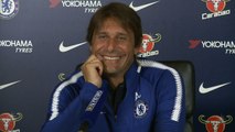 Antonio Conte bursts out laughing over Diego Costa