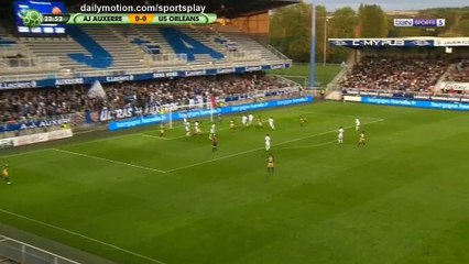 Cedric Cambon Goal HD - Auxerre 0 - 1 Orleans - 18.08.2017 (Full Replay)