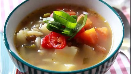 Éthiopien lentille recette le potage végétalien Habesha Shorba