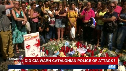 i24NEWS DESK | Driver of van in Barcelona aattack still at large | Friday, August 18th 2017