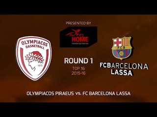 Highlights: Olympiacos Piraeus-FC Barcelona Lassa
