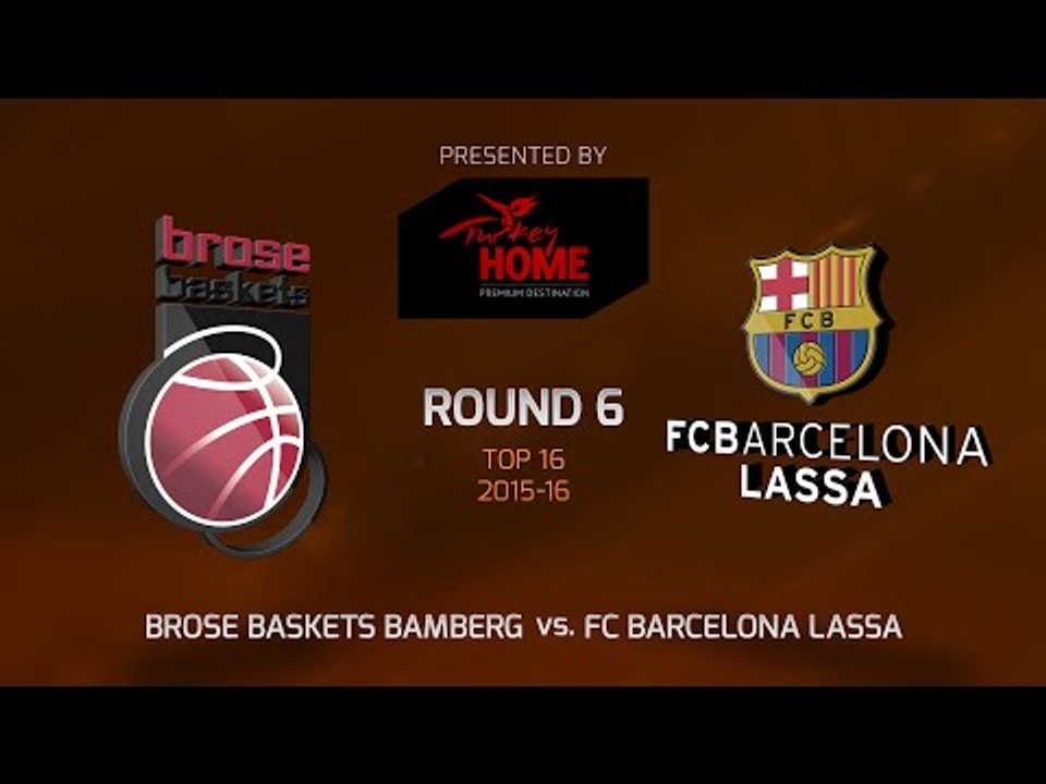 Highlights: Brose Baskets Bamberg-FC  Barcelona Lassa