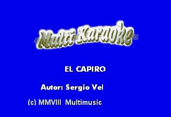 El Capiro - Lorenzo De Monteclaro (Karaoke)