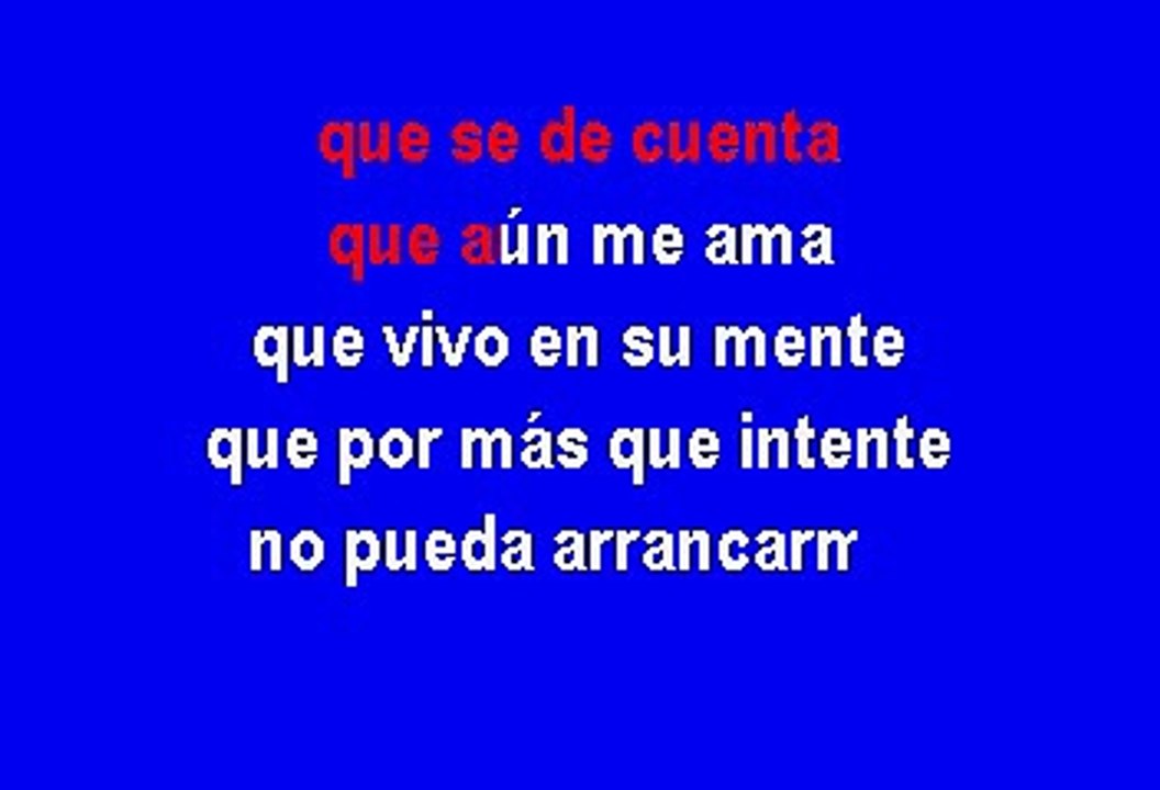 Grupo Pesado - Para que Vuelva (Karaoke)