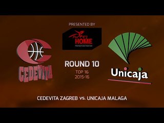 Highlights: Cedevita Zagreb-Unicaja Malaga