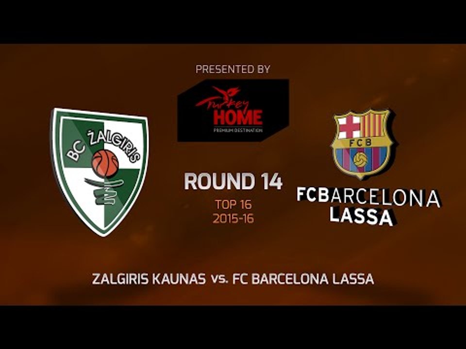 Highlights: Zalgiris Kaunas-FC Barcelona Lassa