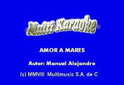 Luis Miguel  - Amor A Mares (Karaoke)