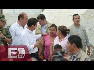 Peña Nieto se compromete a apoyar reconstrucción de Acuña / Vianey Esquinca