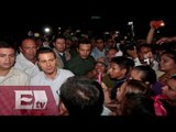 Enrique Peña Nieto en zonas afectadas por tornado en Ciudad Acuña, Coahuila/ Titulares de la Noche