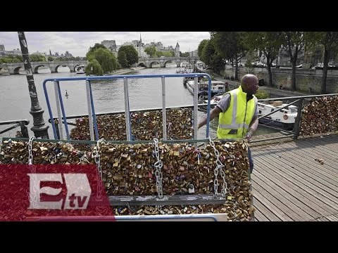 Retiran candados del Puente de las Artes en París / Entre Mujeres