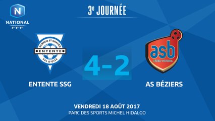 J3 : Entente SSG - AS Béziers (4-2), le résumé