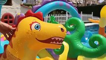 New episodes _ La patrulla canina en el parque acuatico de dinosaurios con piscina y tobogan_Cap 9 ,cartoons animated  Movies  tv series show 2018