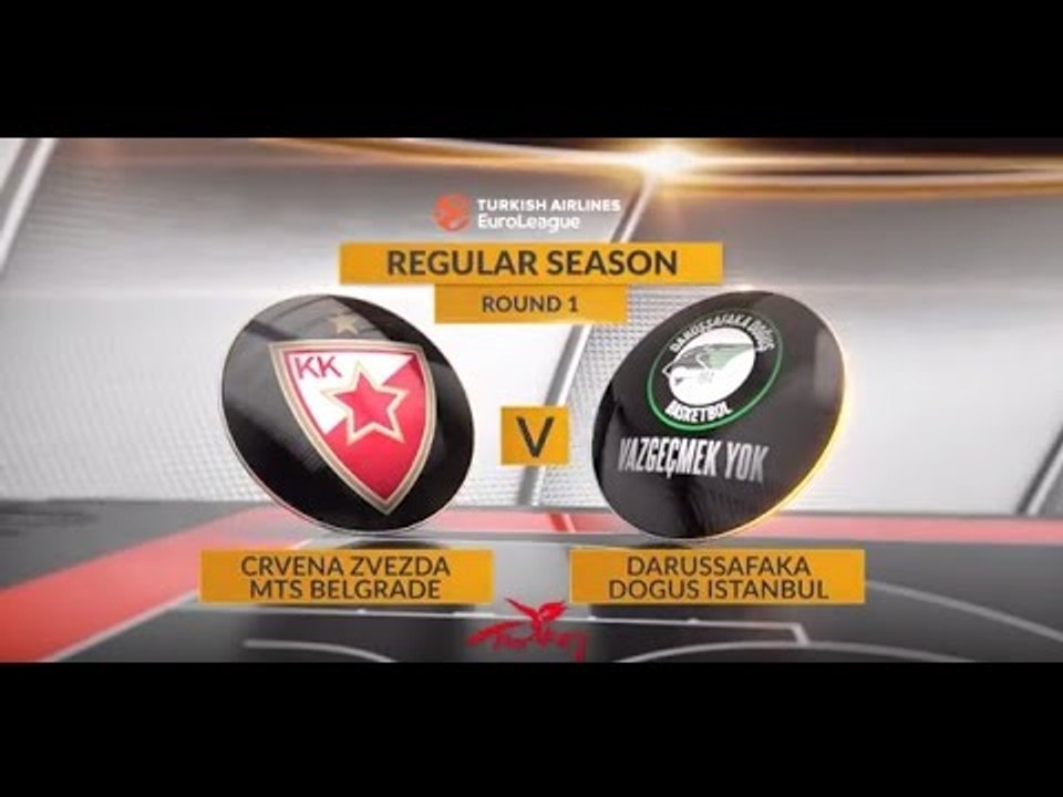 EuroLeague Highlights: Crvena Zvezda mts Belgrade-Darussafaka Dogus Istanbul