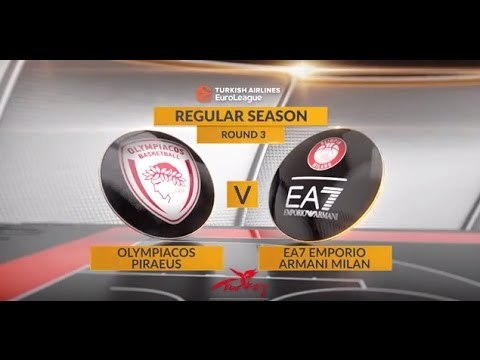 Highlights: Olympiacos Piraeus-EA7 Emporio Armani Milan
