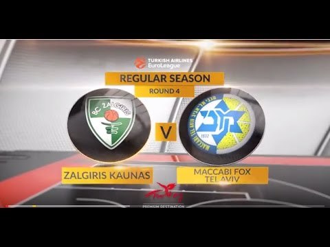 Highlights: Zalgiris Kaunas-Maccabi FOX Tel Aviv
