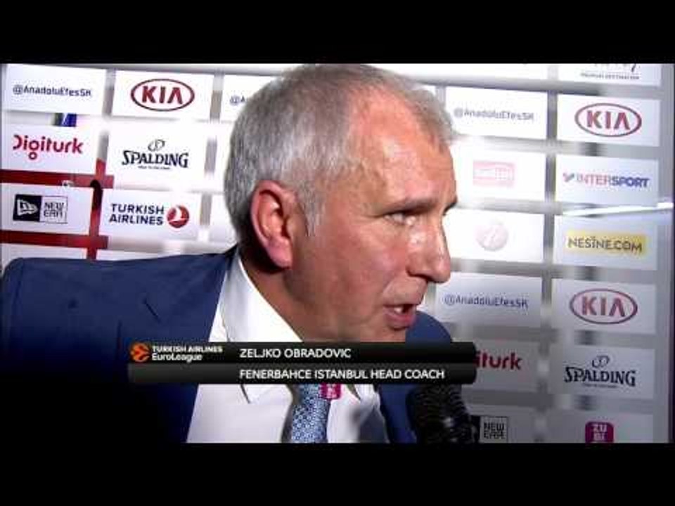 Post-game interview: Coach Obradovic, Fenerbahce Istanbul